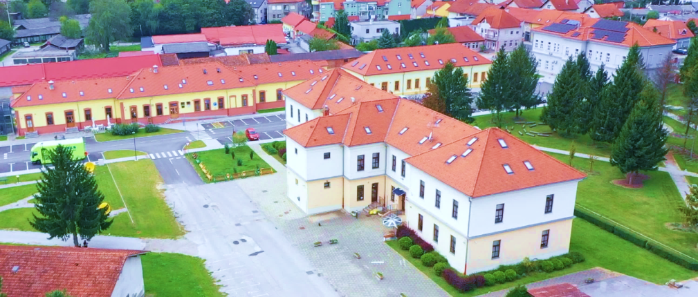 Zračna fotografija Međimurskog veleučilišta u Čakovcu